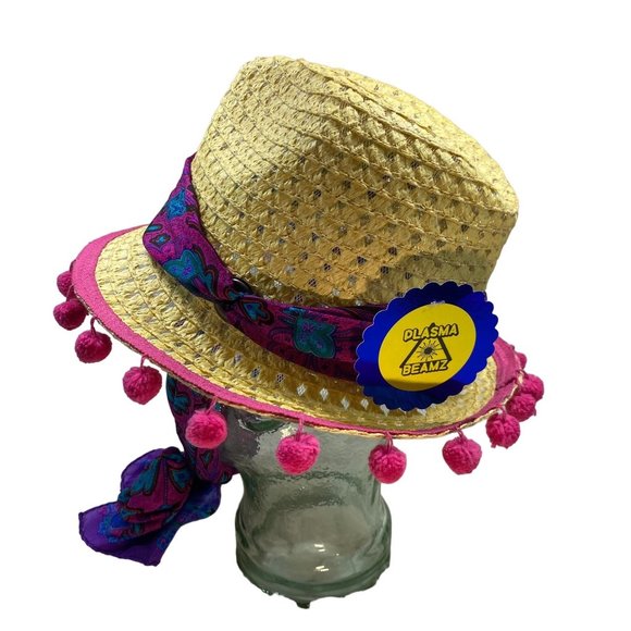 Plasma Beamz Handmade Pom-Pom Chin Strap Fedora OS main image 7